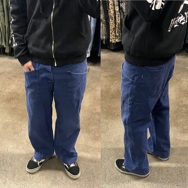 빈티지 프렌치 워크 팬츠 (34“)