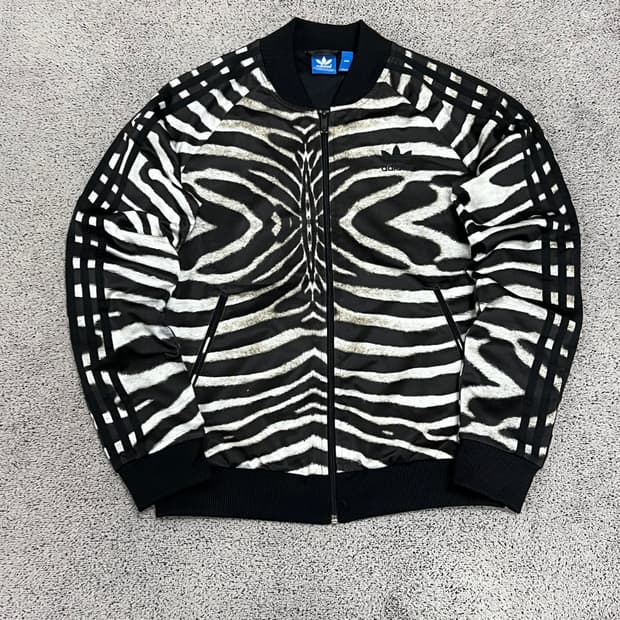(95) 아디다스 빅로고 지브라 슈퍼걸 져지