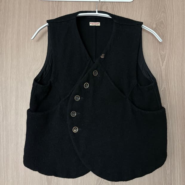 Kapital 멜튼 울 베스트 네이비 Size(0)