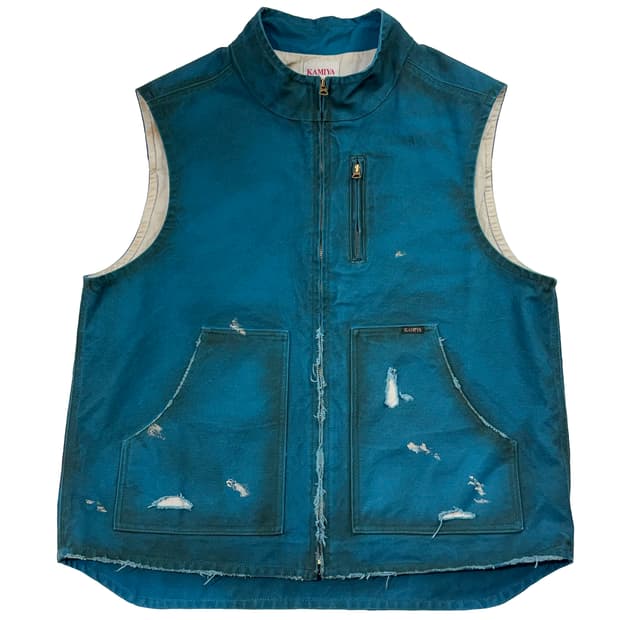 카미야 보로 덕 베스트 블루