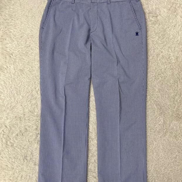 와이드앵글 체크 슬랙스 팬츠/#770