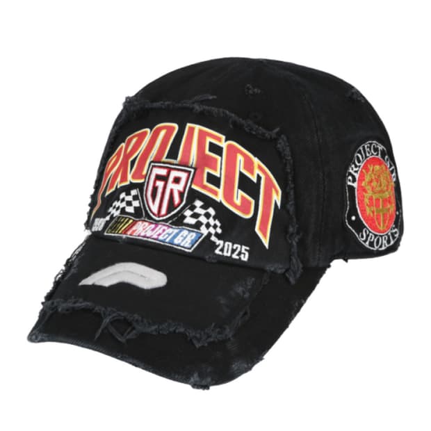 [구매글] 프로젝트gr 레이싱 워시드 볼캡