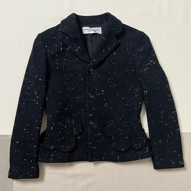 꼼데가르송 네프 울 블레이저 자켓 Comme des garcons 트위드