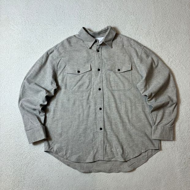 애프터프레이 에센셜 울 밀리터리 셔츠 PN6850