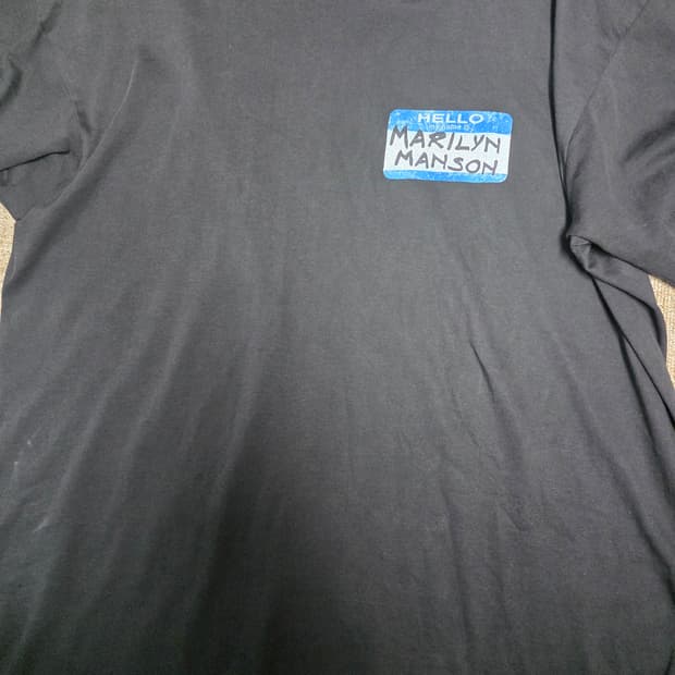 빈티지 마릴린 맨슨 L