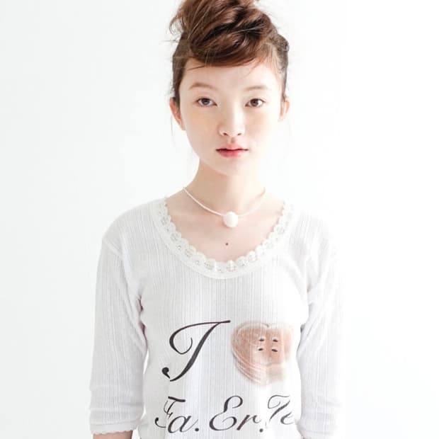 샵페어리 레이스 티셔츠 아이보리