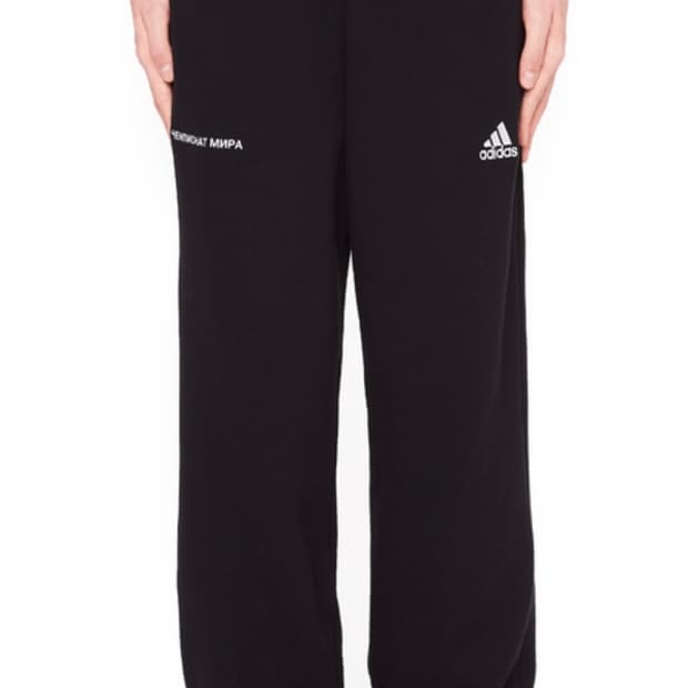 고샤 루브친스키 x 아디다스 코튼 스웻 팬츠 블랙 Gosha ADIDAS