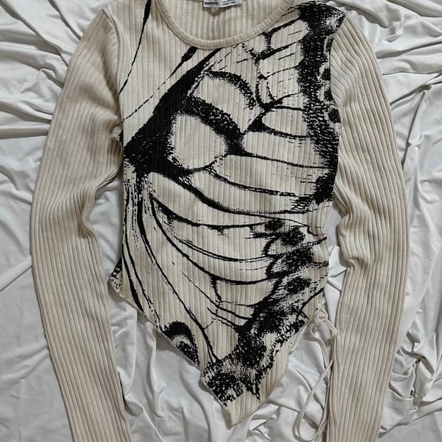 Vintage 언밸런스 롱슬리브