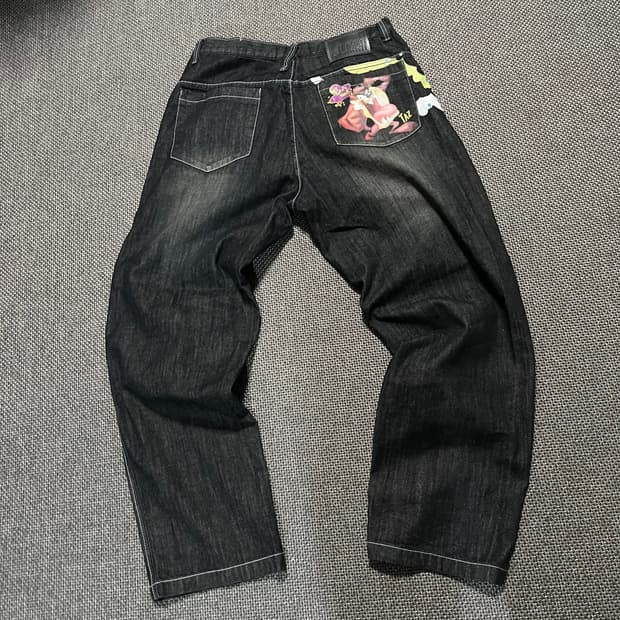 빈티지 새깅용 데님 미사용 빅사이즈