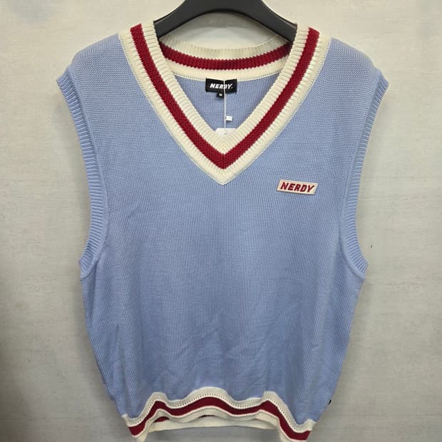 널디 에센셜 니트 조끼 m