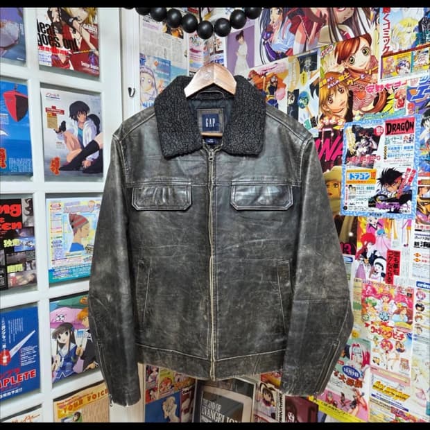 00‘s 올드갭 소가죽 자켓