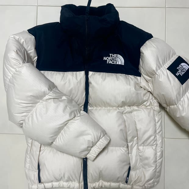 노스페이스 눕시 화이트라벨 노벨티 패딩 아이보리 S(90)