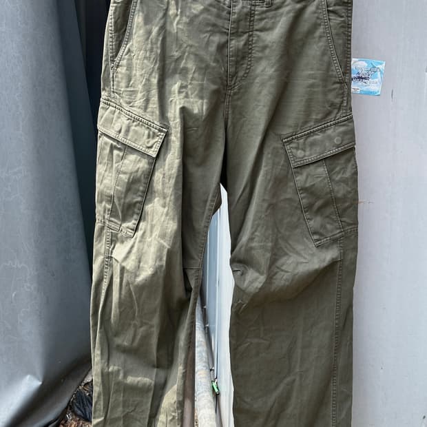 포터리 POTTERY 카고팬츠 카키 M65 워시드 코튼 카고팬츠 3사이즈