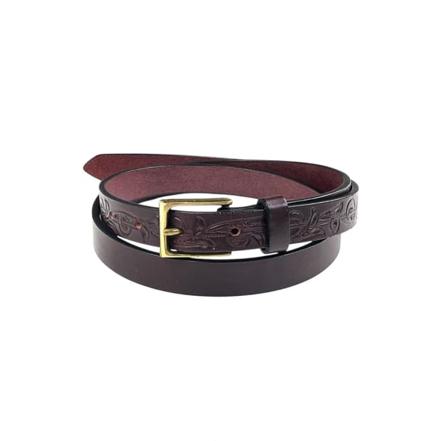 carving leather belt