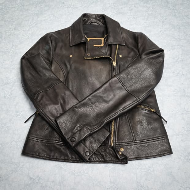 마시모두띠 양가죽 라이더 자켓 L 블랙