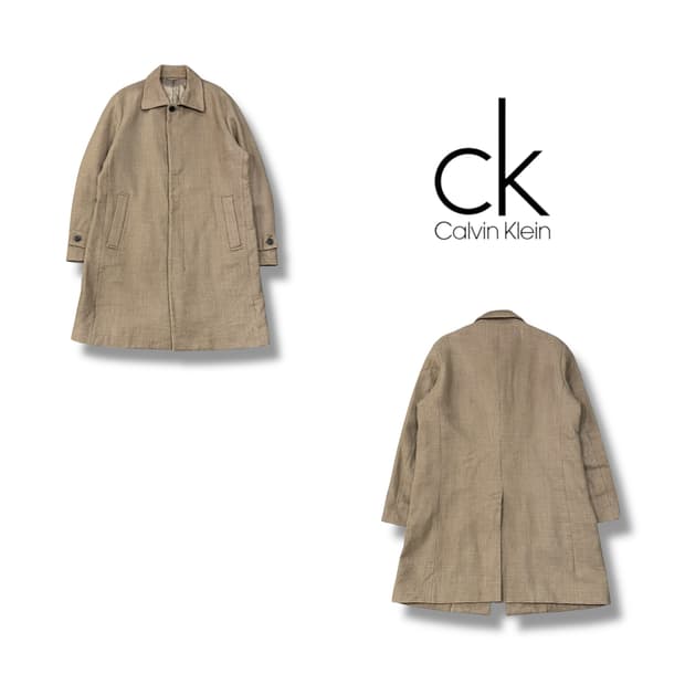  캘빈클라인 체크 맥코트 y13867