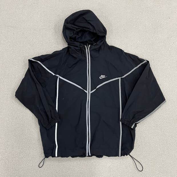 실측확인 나이키 후드 바람막이 0224M