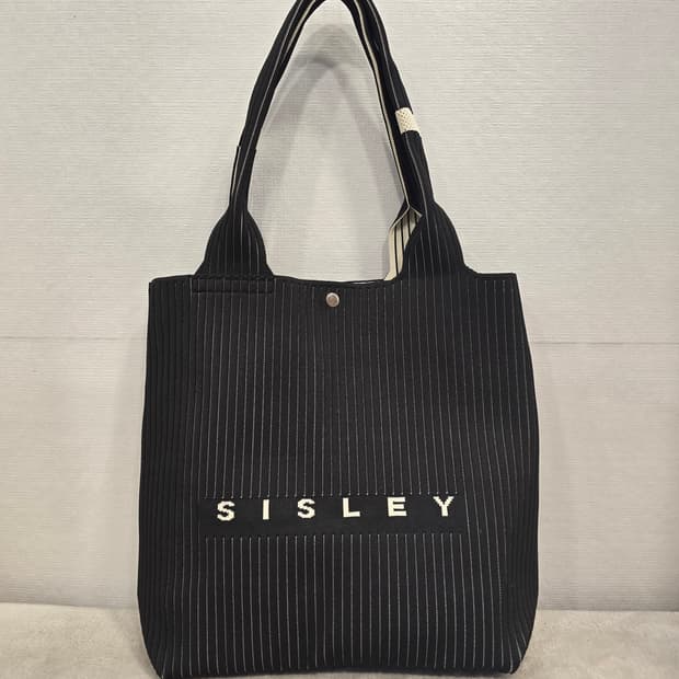 거의새거) 시슬리 시그니처 로고 니트 토트백 숄더백