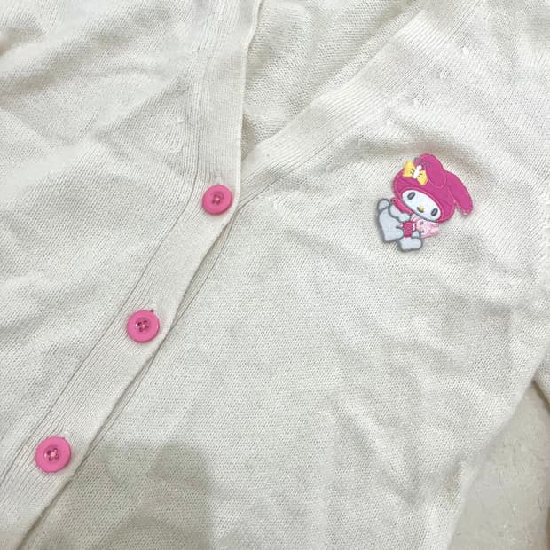 일본 빈티지 유니클로 마이멜로디 가디건 리즈리사 갸루 산리오 히메갸루