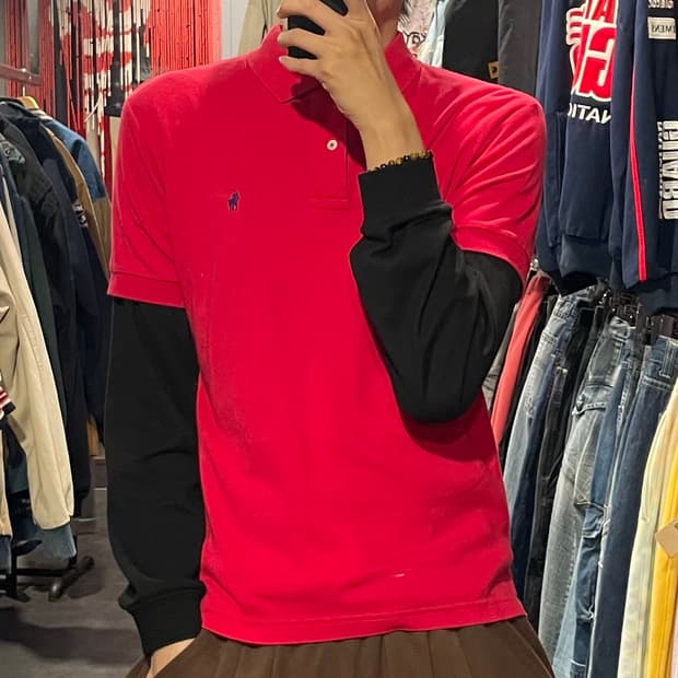[IM] Polo 폴로 레드 카라 반팔