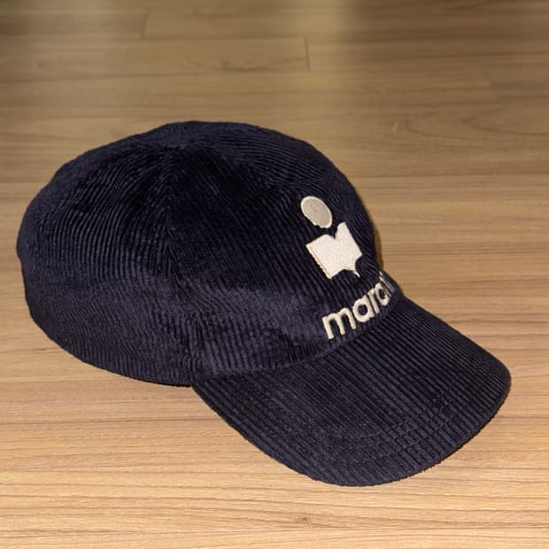 이자벨마랑 Isabel Marant 타이론 코듀로이 로고 캡 59