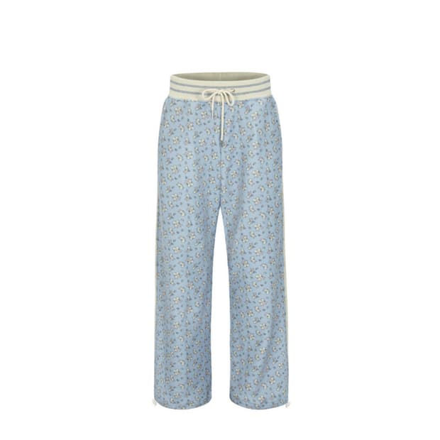 민지에나 RABBIT fluffy pants babi blue