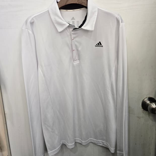 M,95 )) adidas 아디다스 골프 카라 긴팔티셔츠!