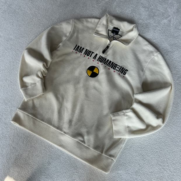 아임낫휴먼비링 반집업 XL