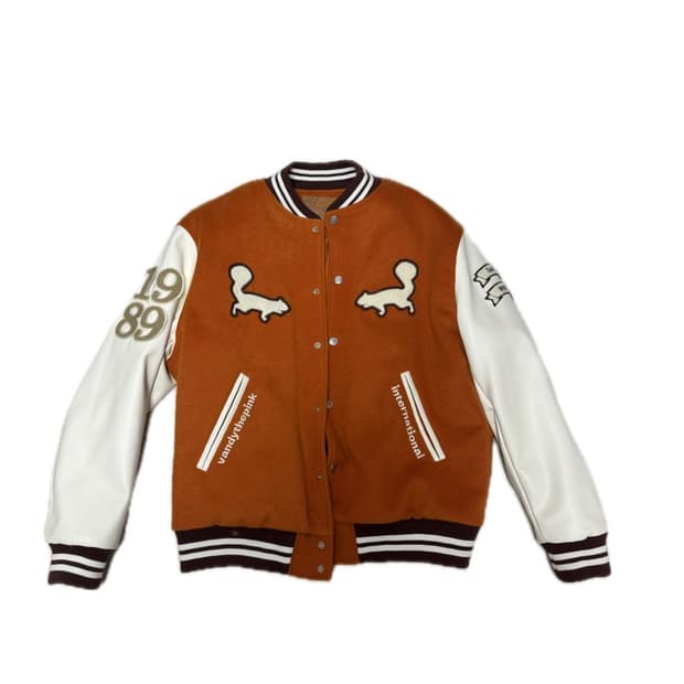 반디더 핑크 본사이 바시티 자켓 L사이즈