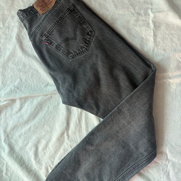 90s 리바이스 501 USA 36x32 흑청