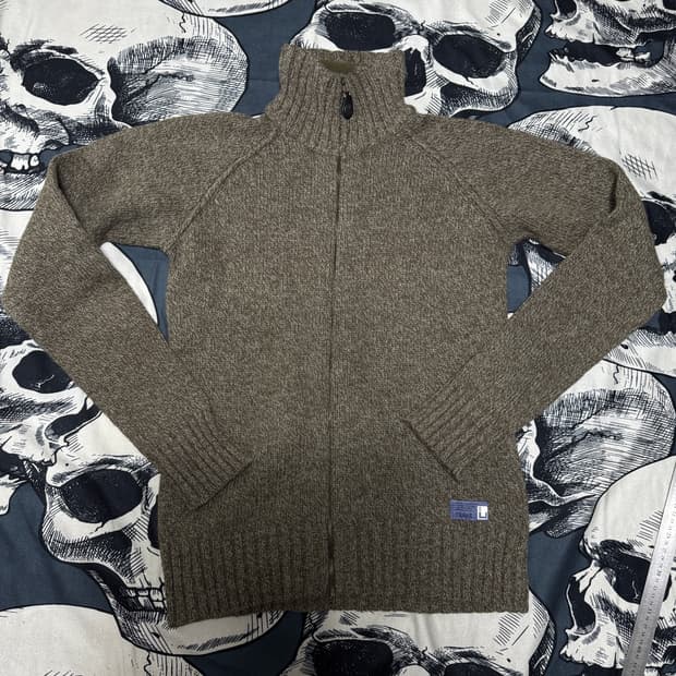 디젤  울 니트집업 100 L사이즈 