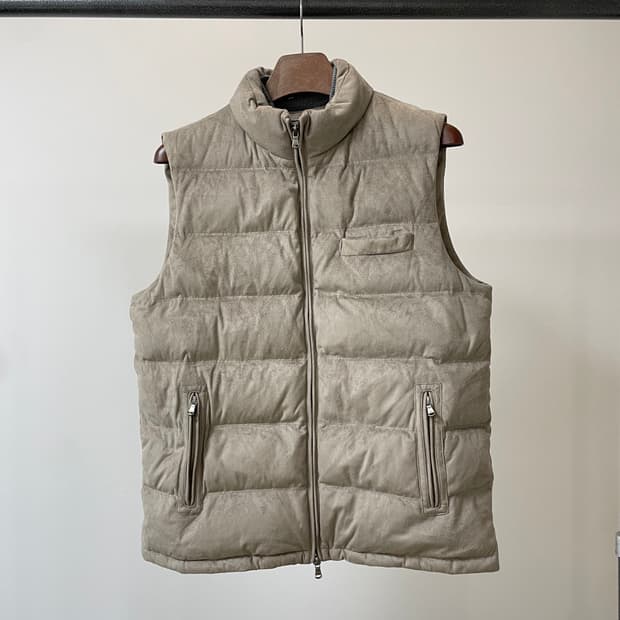 코모도스퀘어 구스다운 투웨이 패딩 베스트