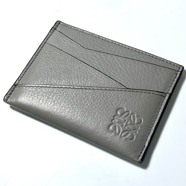 [정품] LOEWE 로에베 그레이 퍼즐 엣지 플레인 카드지갑