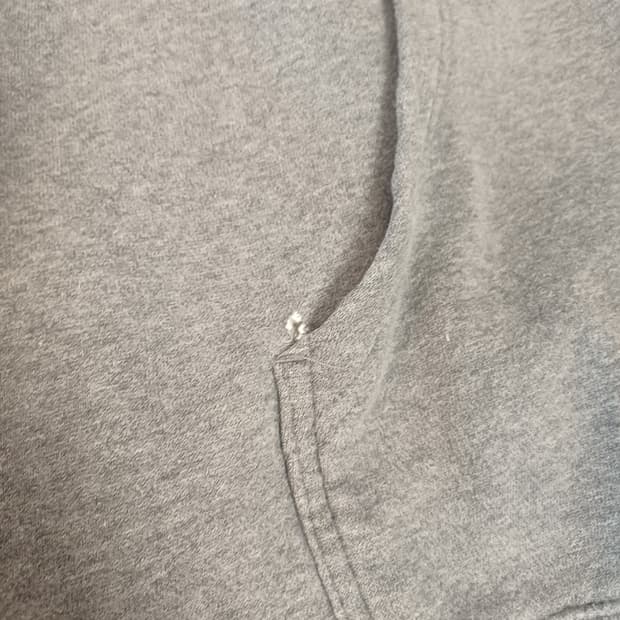 [XL] 디키즈(Dickies) 1922 레터링 기모 후드티 [차콜]