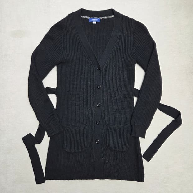 Burberry 버버리 블루라벨 벨티드 롱 가디건