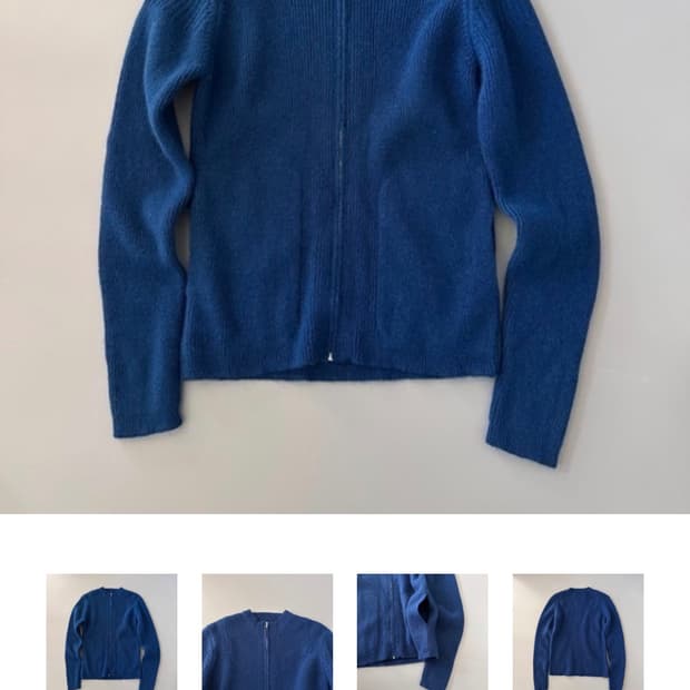 Tsumori chisato 블루 니트