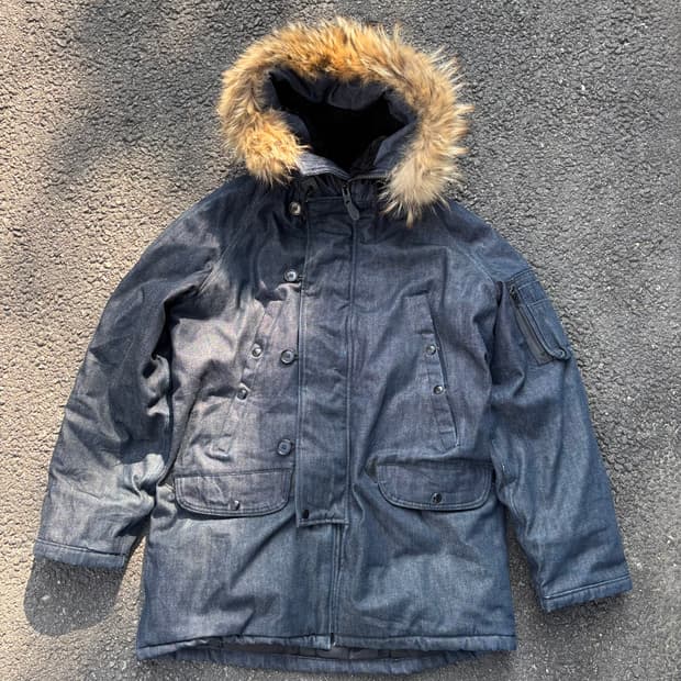 미국 스피왁 데님 n3b 파카