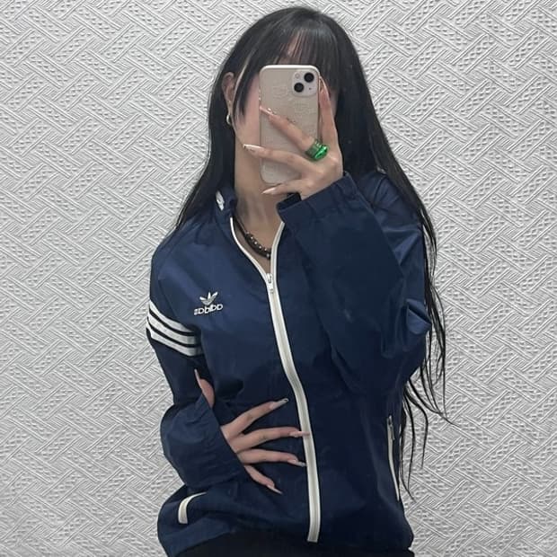 아디다스 재팬 90's 올드스쿨 레트로 바람막이 자켓 M C08338