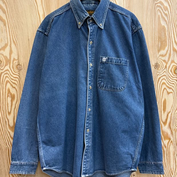 팀버랜드 데님셔츠