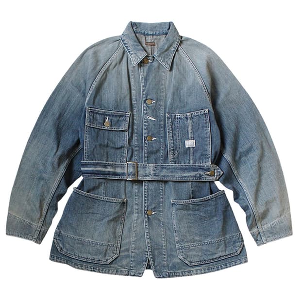 [3] 캐피탈 12온즈 데님 체로키 커버올 프로세싱 새상품