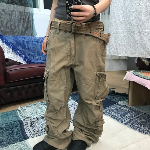 HCO 빈티지 벨티드 카고팬츠 