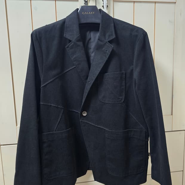 꼬르녹 빈티지 세미오버 절개 블레이저