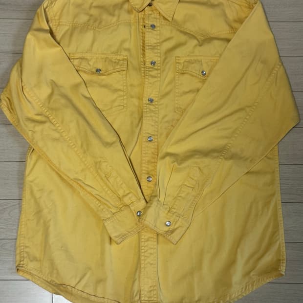 Harry butler 노란색 웨스턴 셔츠