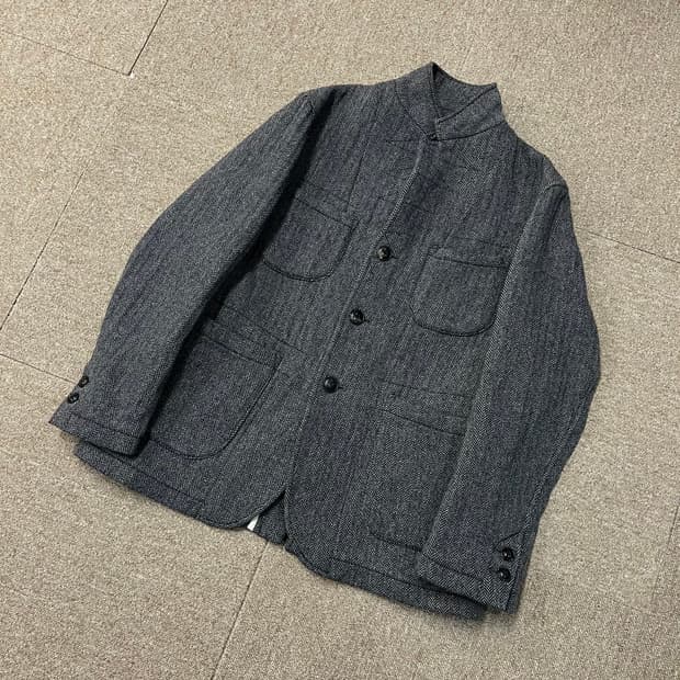 브라운야드 헤링본 자켓