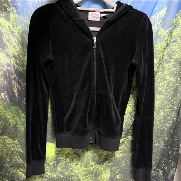 쥬시꾸뛰르 후드집업 juicy couture velour zip up