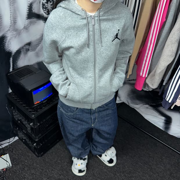 나이키 조던 플리스 기모 후드집업