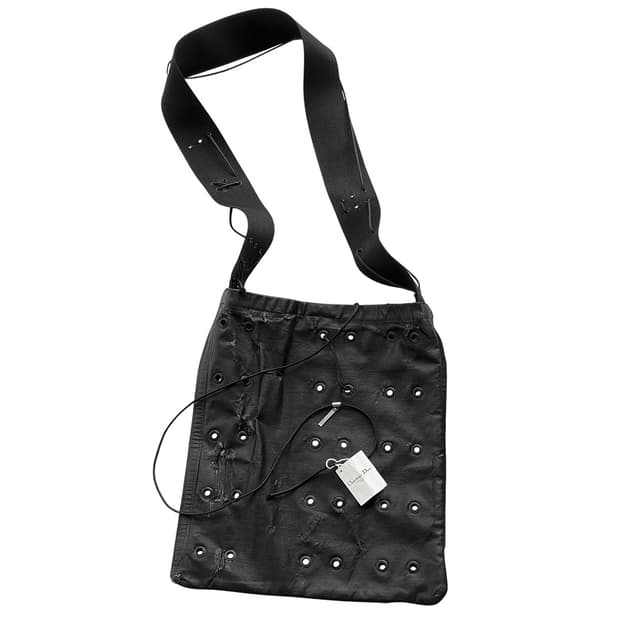 dior homme ss04 “strip” shoulder bag