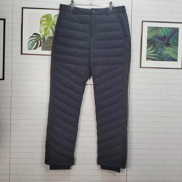 와이드앵글 다운 패딩 조거 팬츠 바지 36사이즈 새상품급