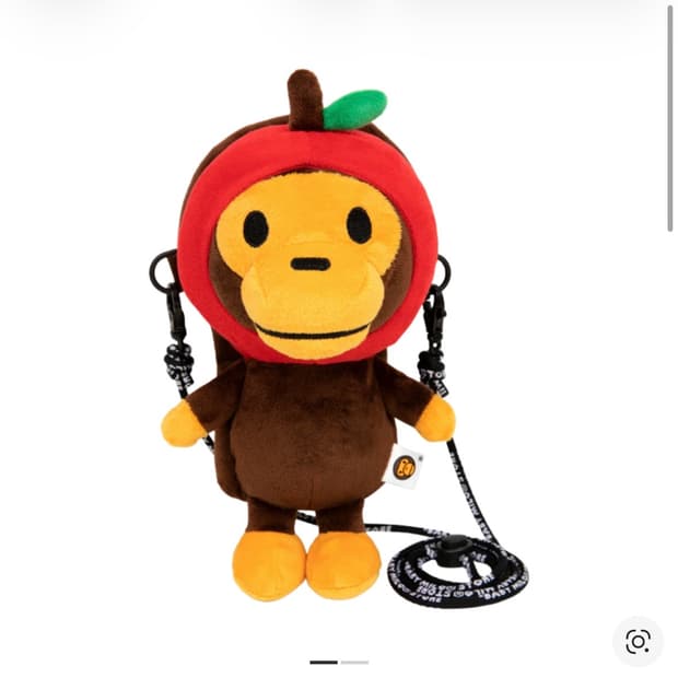 베이프 베이비 마일로 플러시 모바일 백 레드