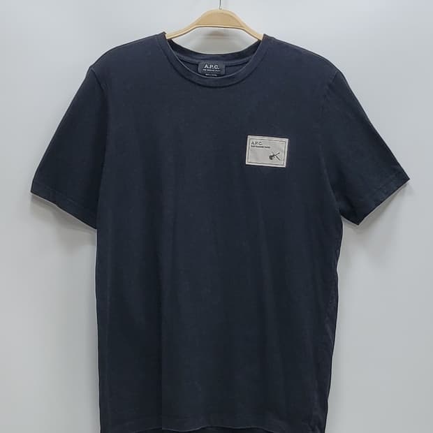 A.P.C. 20SS 아페쎄 뮤지엄 박스 로고 반팔 티셔츠 / 남 L 